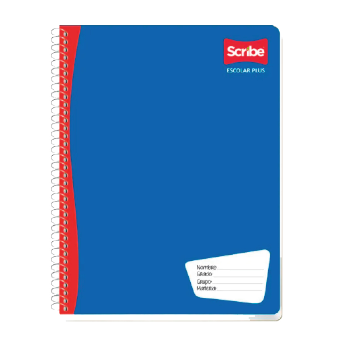 Cuaderno espiral Escolar cuadro 7 Scribe Profesional 100 Hojas Multicolor 7973