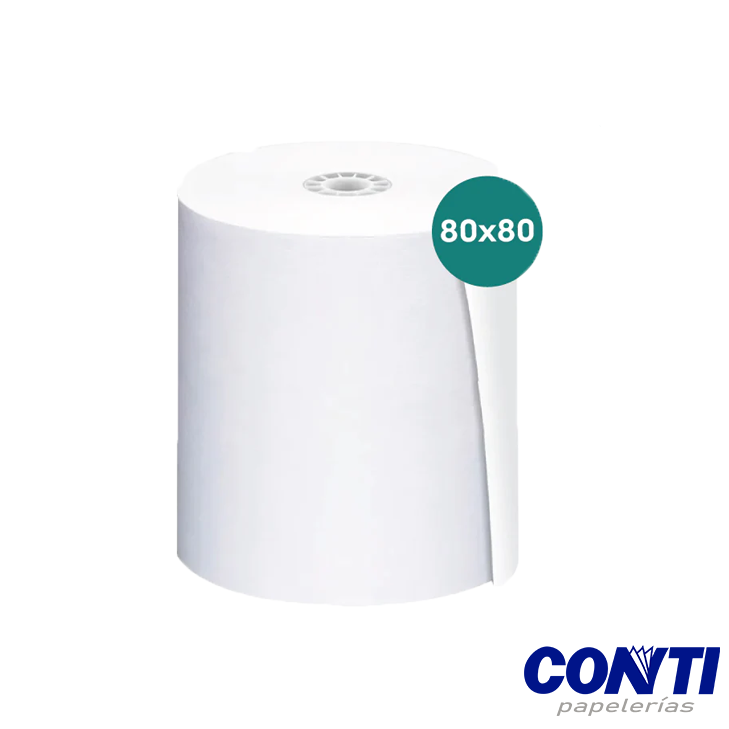 Rollo papel térmico Albe 80mmx70m Blanco 480080-30