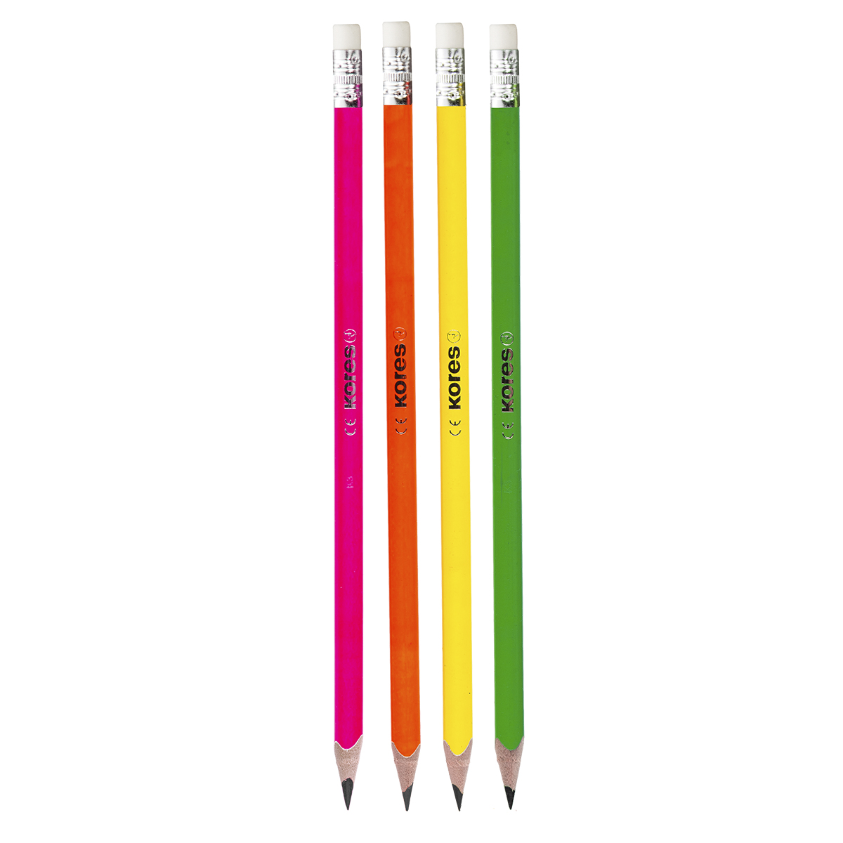 [7] Lápiz escritura Triangular Kores Multicolor Grafitos Neon