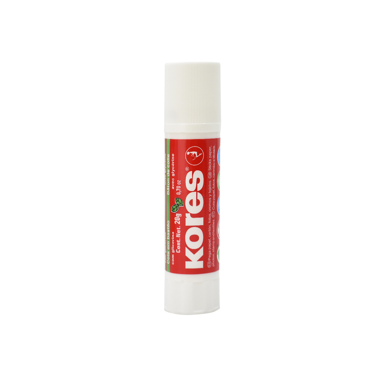 [5] Lápiz adhesivo escolar Kores 20grs