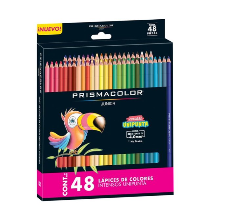 Colores unipunta Junior Prismacolor Largos Multicolor C/48 2153017