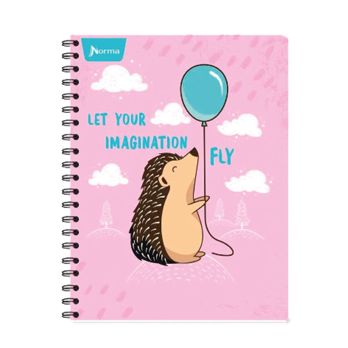 Cuaderno espiral Basic cuadro 7 Norma Profesional 100 Hojas Multicolor 583150