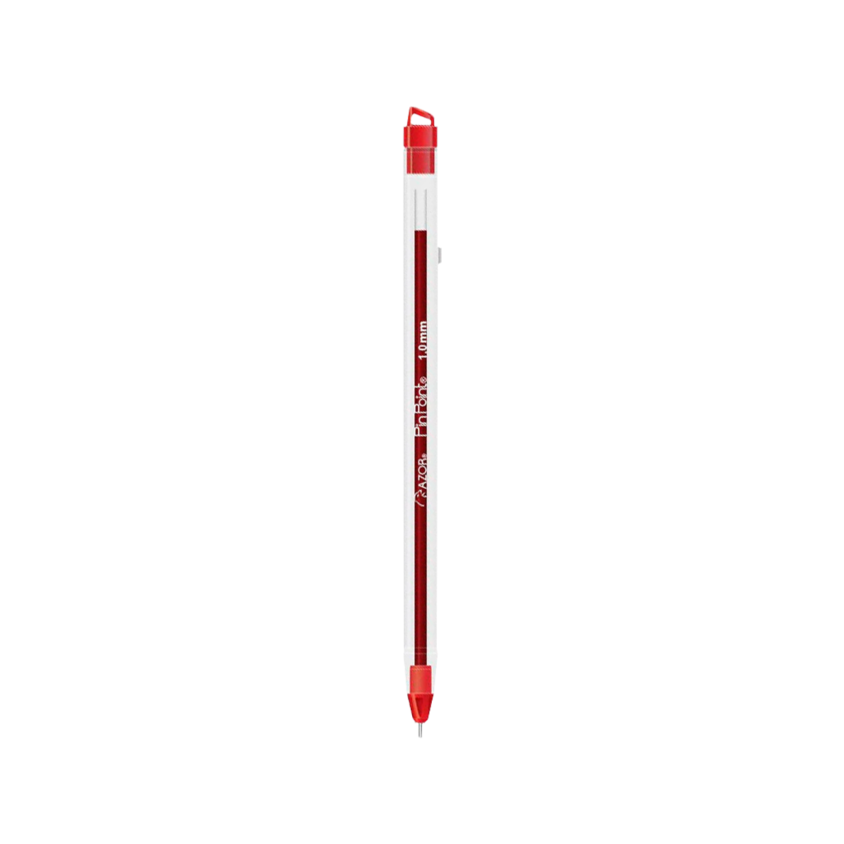 Bolígrafo punta media Pin point Azor 1.0mm Rojo 6830ro