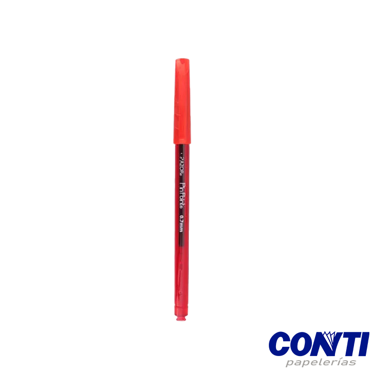 Bolígrafo punta fina Pin point Azor 0.7mm Rojo 6810ro