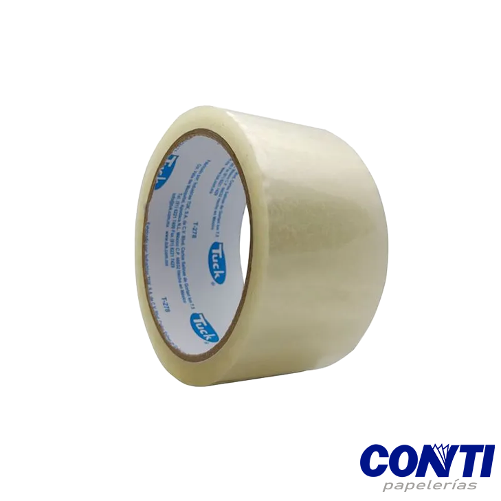 Cinta adhesiva de empaque Tuk 48mmx50 m Transparente 278